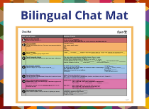 Bilingual Chat Mat